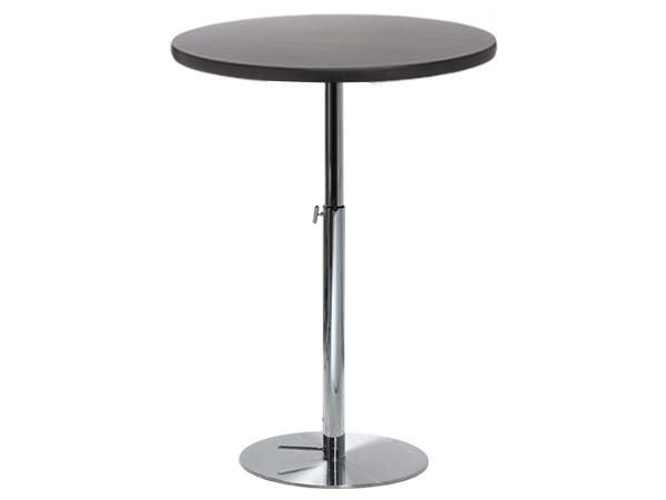 CEBT-040 | 36" Round Bar Table w/ Graphite Nebula Top and Hydraulic Base -- Trade Show Furniture Rental